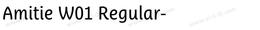 Amitie W01 Regular字体转换